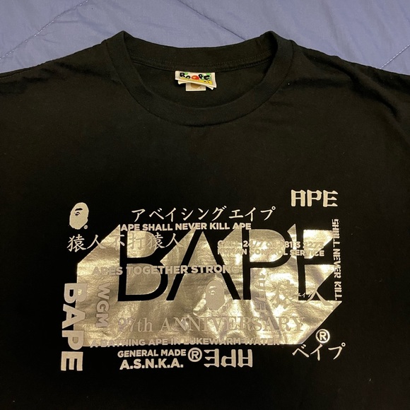 BAPE ANNIVERSARY TEE 